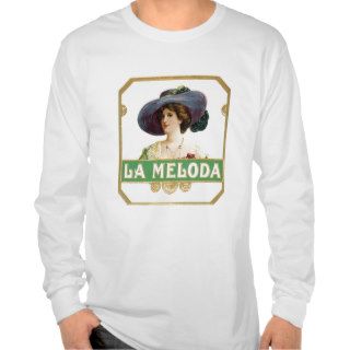 Vintage La Meloda Cigar Label T Shirts