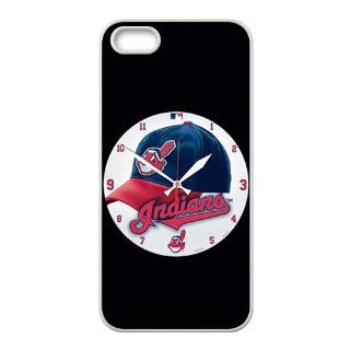 MLB Cleveland Indians Team Logo High Quality Inspired Design TPU Protective cover For Iphone 5 5s iphone5 NY465 Cell Phones & Accessories