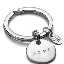 personalised papa key ring by chambers & beau