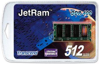Transcend JM467D643A 5L 512MB JetRam DDR400 SO DIMM Electronics