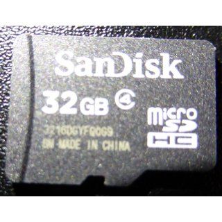 SanDisk 32GB MicroSDHC High Speed Class 4 Card with MicroSD to SD Adapter Computers & Accessories