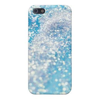 Bling blue sparkle glitter crystal iPhone 4 case