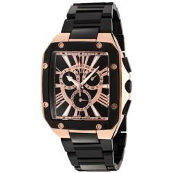 Cerruti I88I Men's 'Pianosa' Black Ion Plated Stainless Steel Watch Cerruti Men's Cerruti Watches