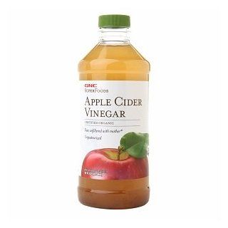 GNC SuperFoods Certified Organic Apple Cider Vinegar 16 oz / 473 ml (Pack of 1) Health & Personal Care