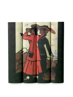Two Traveling Ladies Decorative Book Set (Set of 4) by Juniper Books LLC