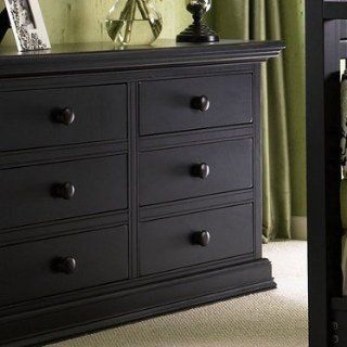 Bonavita 8400 Series Double Dresser, Distressed Black Baby