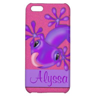 Pink Purple Gecko Personalized Phone Case Case For iPhone 5C