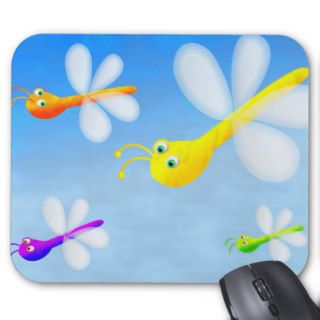 Flying Bugs Mouse Pads