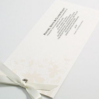kensington wedding invitation by eb1 wedding invitations