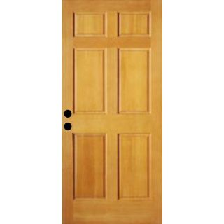 ReliaBilt 37.5 in x 81.75 in 6 Panel Douglas Fir Wood Door