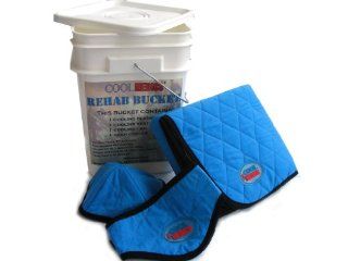 Cool Medics RB102 SB BLNK Rehab Bucket, Sky Blue   Workplace First Aid Kits  