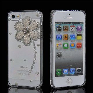 GETLAST New Fashion Hard Bling Rhinestone Crystal Case Cover + Screen Protector For Apple Iphone 5 5G 5S 163th Cell Phones & Accessories