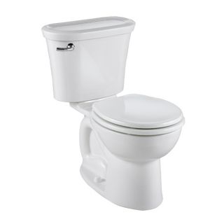 American Standard Tropic White 1.28 GPF/4.85 LPF 12 in Rough in Watersense Round 2 Piece Standard Height Toilet