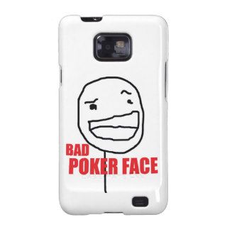 Bad Poker Face Samsung Galaxy Case