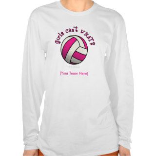 Pink Volleyball T shirts