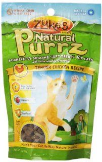 Zuke's Natural Purrz Cat Treats, Chicken, 3 Ounce  Pet Snack Treats 