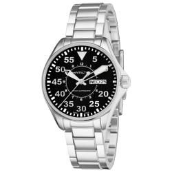 Hamilton Men's Khaki Aviation Pilot Stainless Steel Automatic Watch Hamilton Men's Hamilton Watches