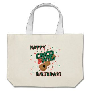 Happy Cinco de Mayo Birthday Tote Bags