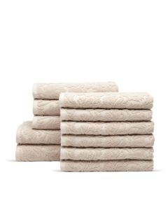 Baroque Sculpted Towel Set (11 PC) by Chortex of England