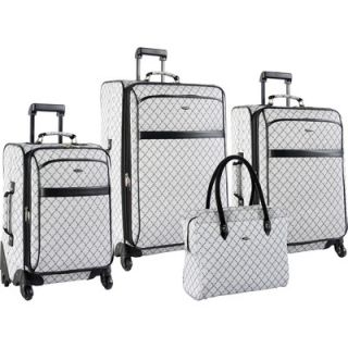 Pierre Cardin Signature 4 Piece Spinner Luggage Set