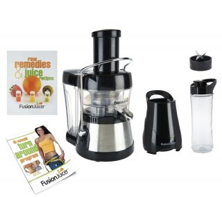 Fusion Juicer Whisper Quiet Stainless Steel Juicer with Fusion Booster —