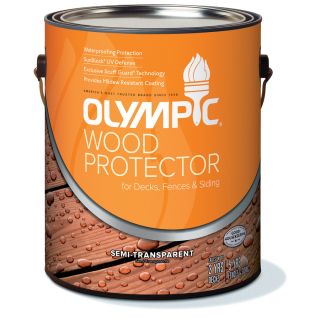 Olympic 120 fl oz Must Be Tinted Semi Transparent Exterior Stain
