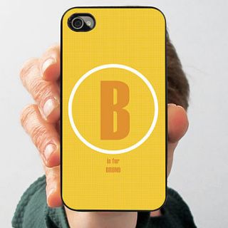 personalised letter case for iphone by a piece of ltd