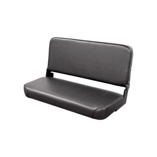 Wise Bench Seat with Folding Back — Black, Model# WM1663  Lawn Tractor   Utility Vehicle Seats