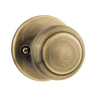 Kwikset 488CV 5 Single Dummy Cove Knob, Antique Brass   Doorknobs  