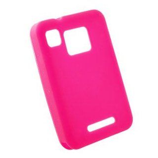 Premium Pink Silicone Skin for Motorola MB502 Charm Cell Phones & Accessories