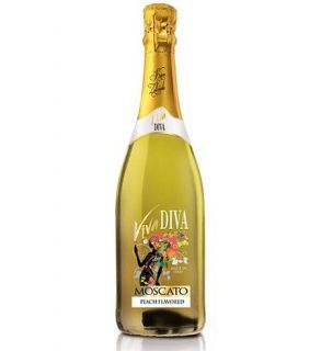 Viva Diva Moscato Peach Flavored 750ML Wine