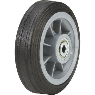 Martin Flat Free Solid Rubber Tire and Poly Wheel — 6 x 2.00 Tire, Model# ZP61RT-325  Flat Free Hand Truck Wheels
