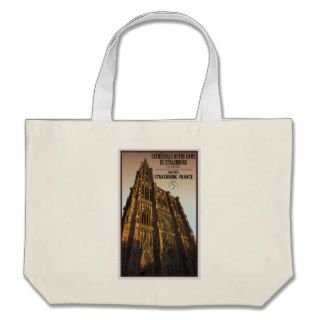 Strasbourg   Cathedral Notre Dame Tote Bags
