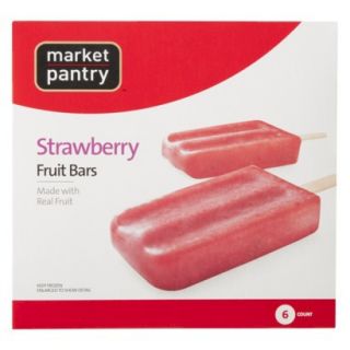 Market Pantry Strawberry Fruit Bar 6 pack