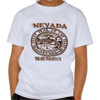 Nevada's Great Seal State Designs T shirt