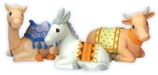Precious Moments "Mini Nativity Animal Set" 3 Pieces Camel, Donkey, Ox / Cow 101045   Collectible Figurines