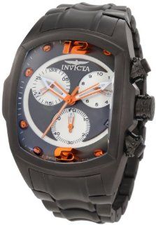 Invicta Men's 1685 Lupah Chronograph Grey Dial Gunmetal Ion Plated Stainless Steel Watch at  Men's Watch store.