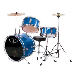 GP Percussion 3 pc. Complete Junior Drum Set   M