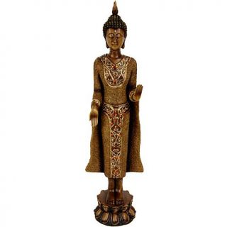 Oriental Furniture 20" Standing Thai Buddha Statue