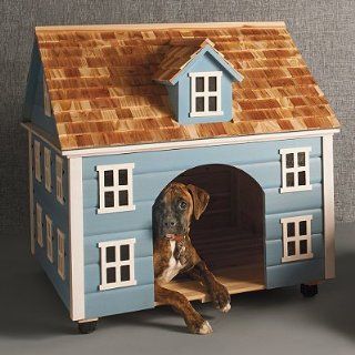Nantucket Colonial Dog House   Frontgate  Pet Crates 