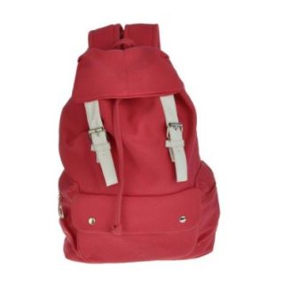 P&l&#8482 Fashion Cute Girl Casual Punk Canvas Shoulder Bag Backpack Satchel School Book Mothers Day Gifts (Red) Shoes