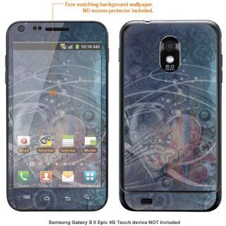 Protective Decal Skin STICKER for Sprint Galaxy S II Epic 4G Touch case cover Epic4GTouch 501 Cell Phones & Accessories