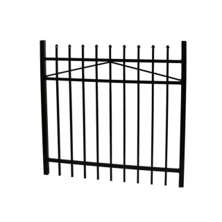 Ironcraft Powder Coated Aluminum Fence Gate (Common 48 in x 71 in; Actual 48 in x 71 in)