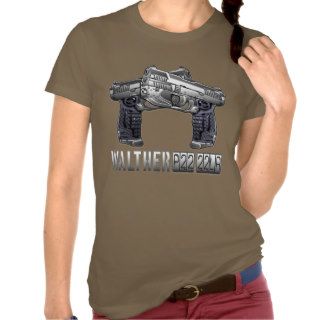 Double Walther P22 22LR 3.4" with Laser T shirt