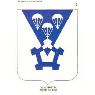 503rd Infantry Motto The Rock trading card sticker (Desert Storm) 1991 Topps #12 Entertainment Collectibles