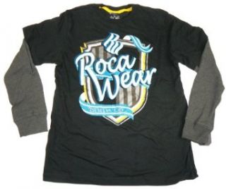 Rocawear Boys Classic LS Layered Shirt (M 10/12) Clothing
