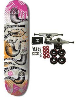 ELEMENT Mountain Pink Pipes COMPLETE SKATEBOARD 7.75"  Professional Skateboards  Sports & Outdoors
