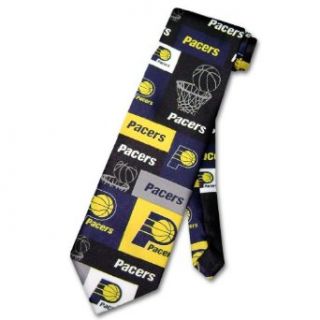 INDIANA PACERS NeckTie NBA BasketBall Men's Neck Tie NEW  Sports Fan Neckties  Clothing