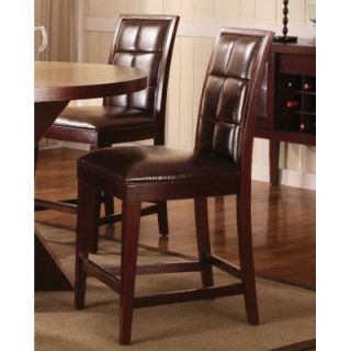 Modus Hudson Dining Biscuit Back Counter Stool in Coffee Bean (Set of
