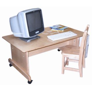 Wood Designs Computer Table with Adjustable Height